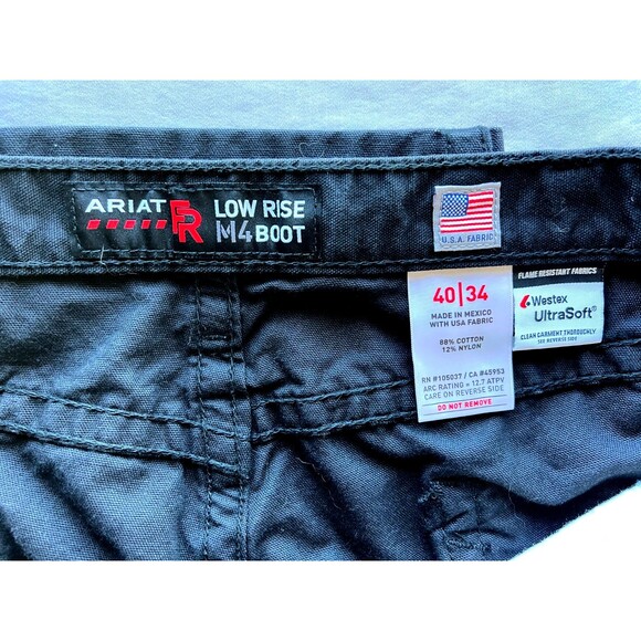 ARIAT FR M4 Boot Cut Jeans/Pants MEN'S SIZE 40/34 - Picture 7 of 8